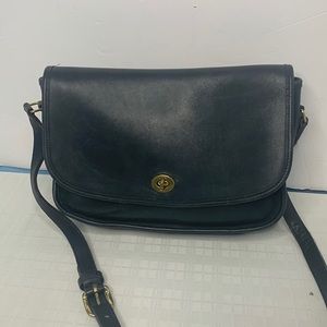 Coach Classic City bag Navy Leather Cross Body